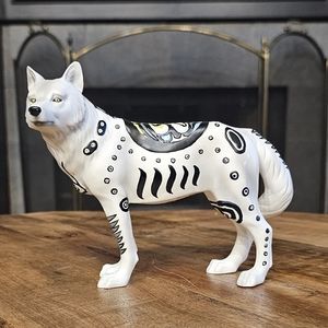 Call of the Wolf Westland Giftware Totem Wolf 14107 Figure Statue Native Symbols